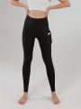 Fleece Lined Leggings with Pockets for Women - Thermal Warm Workout Winter Leggings for Women Yoga Pants for Women.
