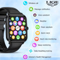 LIGE Sport Fitness Tracker Smart Watch 2026 Men Women Full Touch Screen Fashion Heart Rate Monitoring Bluetooth Call Smartwatch.
