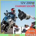 12-24v 120W auto charger plug for motorcycle truck light adapter socket. 