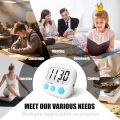 Digital Kitchen Timer for Cooking Baking Stud, and Office  Large LCD Display with Big Bold Numbers  Loud Beeping Alarm for Easy Hearing Countdown and Count-Up Timer  Ideal for Home Restaurant Classroom School Office Des Gym and Lab Use. 