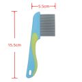 Stainless Steel Fine Tooth Pet Combs for Dogs & Cats Grooming Brushes to Clean Fleas Ticks Dandruff Tangles & Knots. 