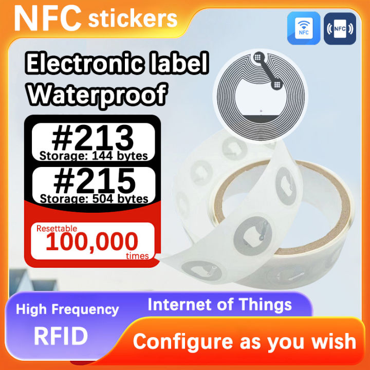 Sticky Tag RFID , NFC Tag , Mobile Phone Available , ISO14443A , 13.56 MHz , Ntag215 , 213 , Huawei Sharing