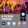 Tuya Zigbee 3.0 Smart Candle Light E27 B22 Lamps RGBCW Works With Alexa Echo Plus  Home Assistant APP Voice Control 2MQTT. 