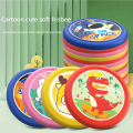 Kids Soft Frisbee Cartoon Flying Disc Safe Outdoor Sport Toy Parent-Child Game for Boys Girls Beach Backyard Family Play.