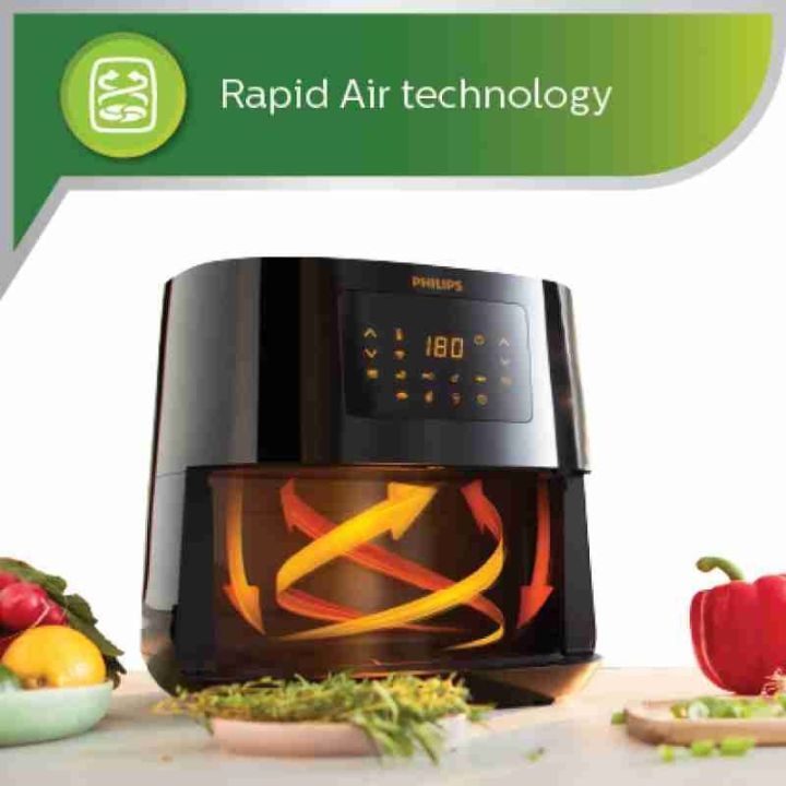 PHILIPS%20HD9252/90%20Air%20Fryer%204.1Ltr%20With%20Touch%20Panel,1400watt%20With%20Rapid%20Air%20Technology%20-%20Image%203