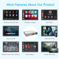 For Audi A4 B8 A5 Q5 2009-2015 Wireless CarPlay Android Auto with MMI 3G with AirPlay Mirror Link Bluetooth Navigation.