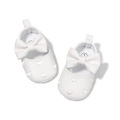 Meckior Baby Shoes Classic Dress Cute Bow-knot Heart Anti-slip Soft Sole First Walkers Infant Baby Girls Toddler Shoes 0-18m. 