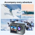 5K Wi-Fi Anti-shake Action Camera Dual Screen 170° Wide Angle 30m Waterproof Sport Camera With Remote Control . 