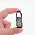 3 Digit Code Number Password Lock Combination Padlock Safety Travel Resettable Security Lock for Suitcases and Bag. 