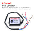 12V-24V 8 Sound and 12 Sound Musical Electronic Horn Controller 3+ Pro Horn Speaker Sound Control Unit with Volume Switching. 