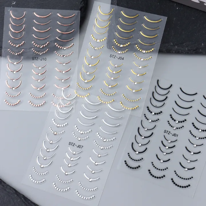 French%20Line%20With%20Rhinestones%20Nail%20Art%20Stickers%20Stripes%20Wave%20Metallic%20Relief%20Curve%20Japanese%20Design%20Nail%20Art%20Decals%20Manicure%20Decor%20-%20Image%206