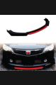 Car Front Bumper lip 3 pcs Black and Red Splitter Lip Body kit Universal For All Type of.... 