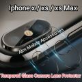 Iphone_ X / Xs / xs max Tempered Glass camera Lens Protector Premium Quality Glass. 