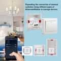 Tuya ZigBee 1CH/4CH Smart Relay Switch Module Smart Home Timer Countdown Works with Alexa  Assistant Fireproof PC. 