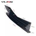 Car Rear Bumper Splitter - Cut Style Universal -Back Bumper Universal Car Canard Lip-Universal Gloss Black Rear Bumper Corner Splitters. 