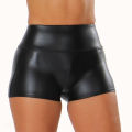 Leather Shorts Women High Waist Bodycon Push Up Black Short Joggers Sports Fitness Womens  Slim Shorts Spodenki Damskie. 
