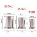 1pc Stainless Steel Retractable Cup Outdoor Travel Toiletry Cup Portable Creative Compression Cup Mini Handy Cup Folding Cup. 