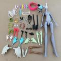 New 1/6 Monsters Doll Clothes Accessories Bracelets Necklace Earrings Replacement Arms and Hands Glasses.