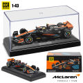 CCA MSZ 1:43 McLaren F1 Team 2023 MCL60 4# Lando Norris 81# Oscar Piastri alloy car model toy series collection .