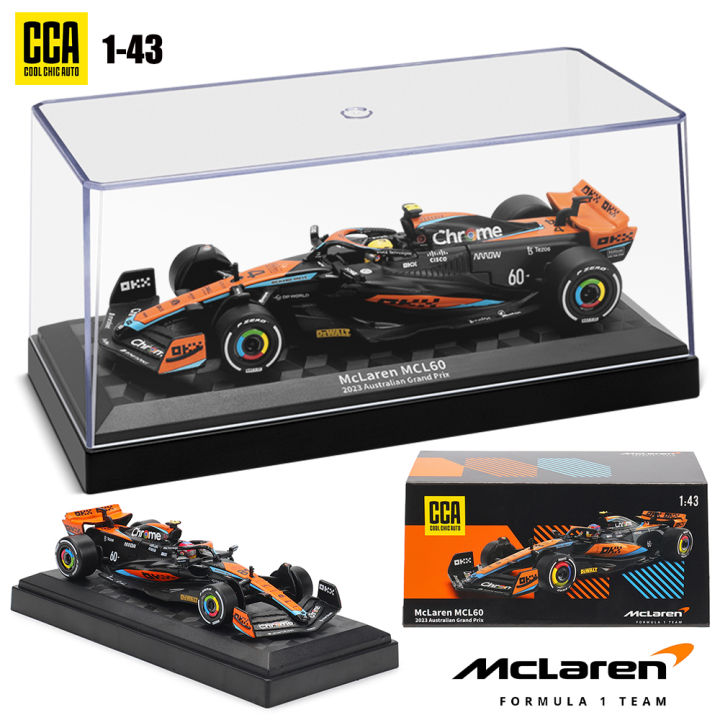 CCA MSZ 1:43 McLaren F1 Team 2023 MCL60 4# Lando Norris 81# Oscar Piastri alloy car model toy series collection