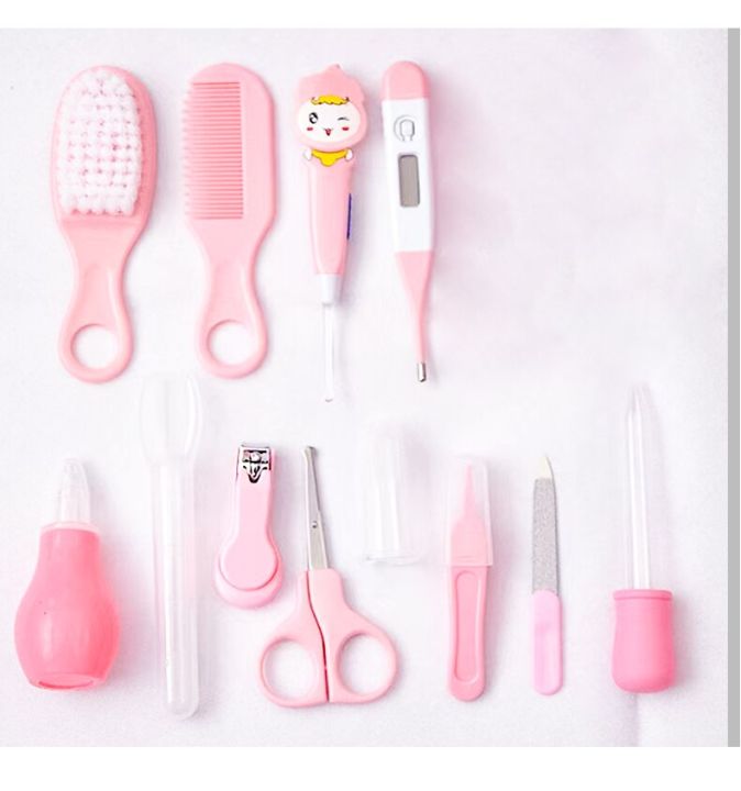 12%20PCs%20Baby%20Care%20Kit%20Kids%20Hair%20Nail%20Healthcare%20Thermometer%20Grooming%20Brush%20Kit%20Clipper%20Scissors%20Kid%20Toiletries%20-%20Image%206