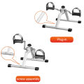 Mini Pedal Exerciser Exercise Bike Indoor Under Desk Bike Pedal Exerciser for Elderly Leg Rehabilitation Home Fitness Equipment.