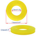 2X Silencer Pad Rubber Bushing Dampers Universal Front Strut Tower Mount Suspension Shock-Absorbing Bearing Washer Over Bumps. 