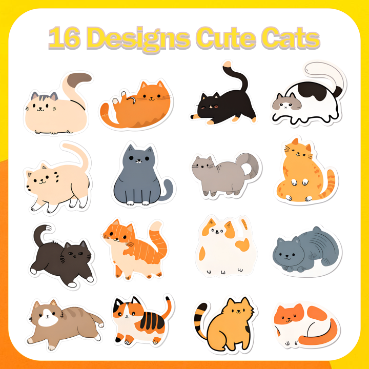 500Pcs/Roll%20Cute%20Pet%20Mimi%20Cats%20Stickers%202.5cm/1.0''%2016%20Designs%20Decals%20Diy%20Adorn%20s%20Suitable%20for%20Various%20Packaging%20Home%20Decor%20-%20Image%203