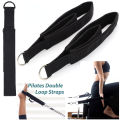 Double Ring Elastic Yoga Pilates Bed Exercise Accessory Ankle Buckle Pilates Stretch Strap Resistance Band elastic cord.