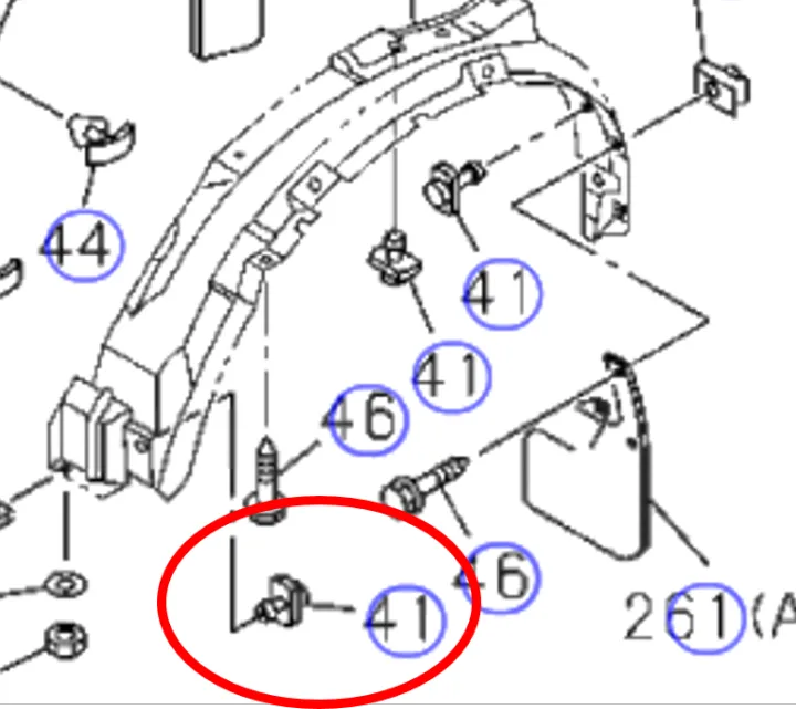 SKU-A281%20(10-set)%20plastic%20anchor%20bolts%20mudguard%20head%20bolts%20replacement%20part%208-94221-150-0%20for%20Isuzu%20DMAX,%20all%20new,%20Mu-7%20-%20Image%202