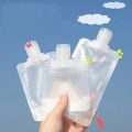 Travel Essentials Lotion Cosmetics Shampoo Shower Gel Portable Bags Makeup Fluid Bags-3 Pcs Set. 