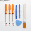 1 Set For PS3 PS4 PS5 Xbox one 360 Series T6 T8 T10 Security Screwdriver Tool Tamperproof Hole Repair Opening Tool Screw Driver. 