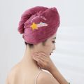 Girls Hair Towel Super Absorbent Quick Drying Magic Shower Cap Soft Microfiber. 