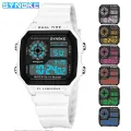SYNOKE Digital Watches Men Sports Luminous Multifunction Waterproof Chrono Wristwatch Outdoor and Running Student Seven Light. 