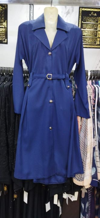 Coat Style Abaya Half