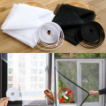 1/2/3/4Packs Anti Fly Mosquito Net DIY Self-Adhesive Fly Mosquito Window Net Mesh Mosquito Insect Bug Net Curtains for Windows.