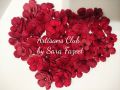 handmade paper flowers. 