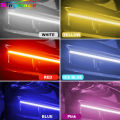 2PCS DRL Car Flexible LED Daytime Running Lights Turn Signal Lamp Headlight Waterproof 30cm 45cm 60cm White Red Yellow Blue. 
