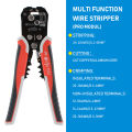 Crimper Cable Cutter Adjustable Automatic Wire Stripper Multifunctional Stripping Crimping Pliers Terminal Hand Tool. 
