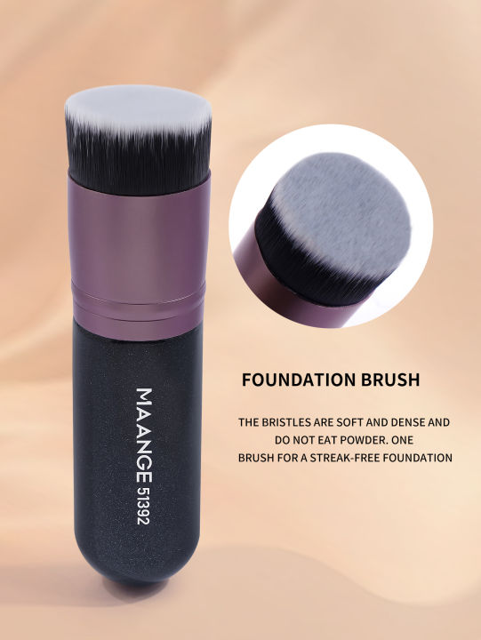 MAANGE%201PCS%20Foundation%20Makeup%20Brush%20Powder%20Concealer%20Blush%20Flat%20Round%20Fluffy%20for%20Liquid%20Cream%20Brushes%20Cosmetic%20Beauty%20Tool%20-%20Image%204