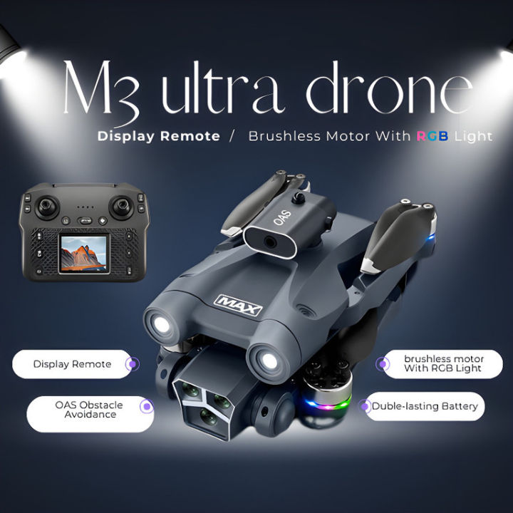 New%20Y3/M3%20Ultra%20Drone%20&%20S1S%202026%20Model%20with%20Screen%20Remote%20%E2%80%93%208K%20Triple%20Camera%20%7C%20Smart%20Obstacle%20Avoidance%20%7C%20Brushless%20Motor%20High-Definition%20Aerial%20Photography%20With%20Active%20Obstacle%20Avoidance%20-%20Image%202