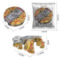 New creative decompression drop resistant fingertip Rotational gyroscope mechanical deformation robot children's toy Boy .
