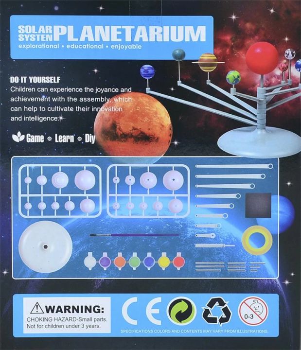 Nine Planets Planetarium Model Kit Solar System Astronomy Science ...