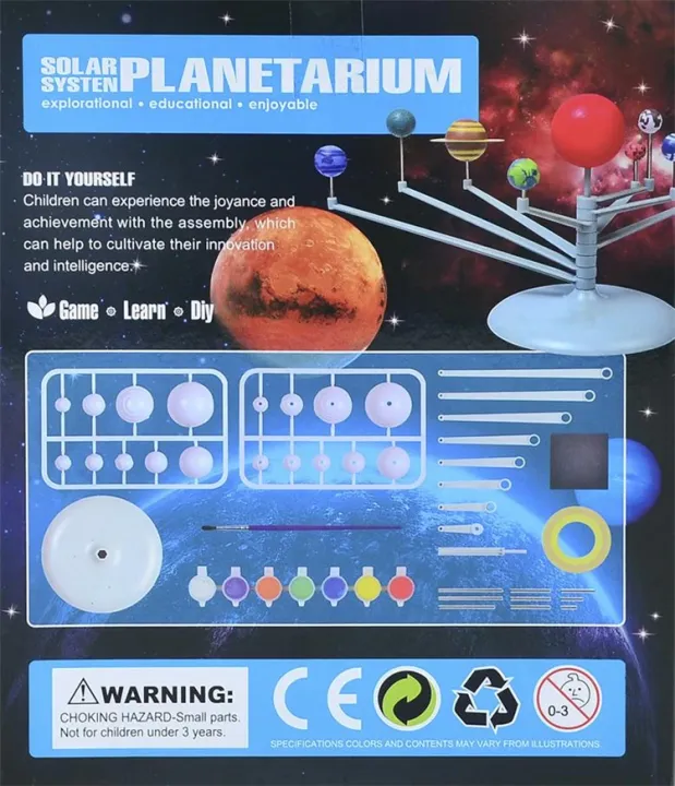 Nine Planets Planetarium Model Kit Solar System Astronomy Science ...