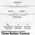 Original Headphones For TypeC Redmi Note K50 Xiaomi 15 14 13 12 11 10 Pro Samsung Huawei Wired Earphone 3.5mm AUX In-Ear Earbuds.