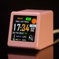GeekMagic Ultra Smart WiFi Weather Forecast Station Bed Clock for Desktop Decoration, Photo Album with Gif Animation. 