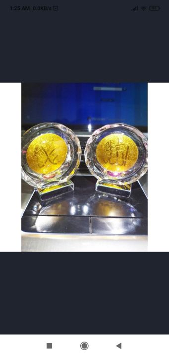 Crystal Decoration Pair Pieces