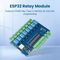 ESP32 4 8 Channel WIFI Relay Development Board RS485 USART Modbus WIFI Bluetooth Relay Optocoupler Isolate Module DC9-24V Tyep C pen gpt. 