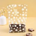 25/50/100pcs Daisy Candy Bags Transparent Flower Cookie Packaging Bag for Wedding Birthday Party DIY Gifts Wrapping Supplies.