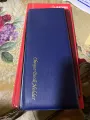 Business cheque book cover 25cm x 11cm x 1cm. 